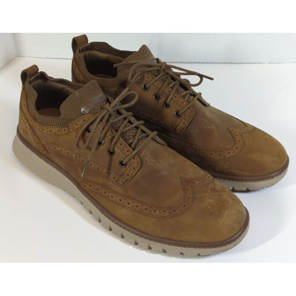 Mark Nason Neo Casual Decon Brown Oxfords Wingtip & Brogue Shoes Sz‎ 11.5